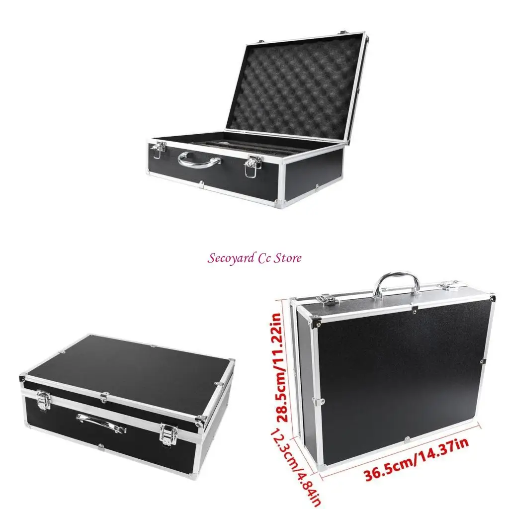 

N3UC портативные микрофона портативной корпус с алюминиевым корпусом с пеной для портативных микрофона аксессуаров