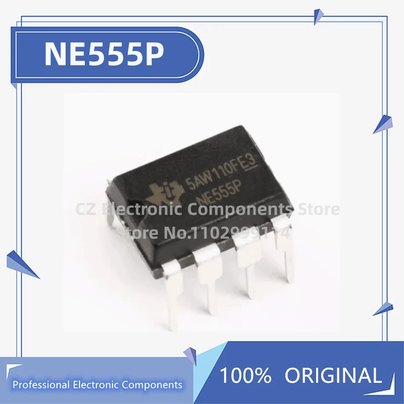 5Pcs/Lot NE555P NE555 DIP-8 555  NE555PWR N555 NE555PSR NE555PSR  New Original IC In Stock