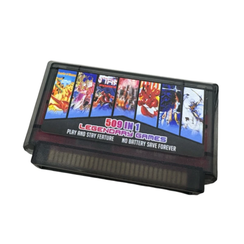 Najnowszy kaseton Legendary Games 509 w 1 do konsoli NES / FC, karta do gier wideo, 1024M bitów, układ pamięci Flash w użyciu, wersja z zapisem. — zdjęcie produktu 4