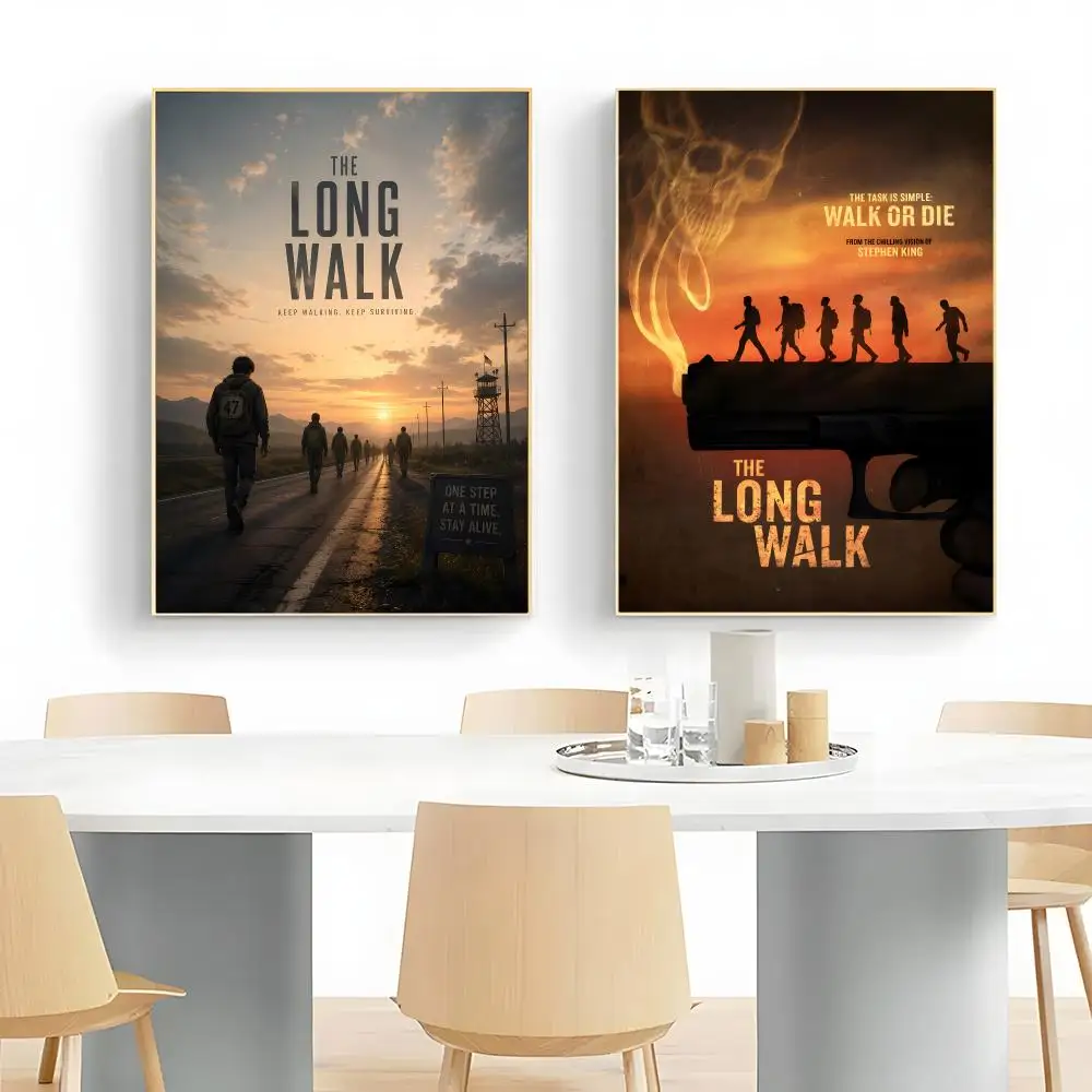 Gloomy Novel T-The Long Walk Poster Wall Art Print Decorative Mural Home Decor Gift Unframed