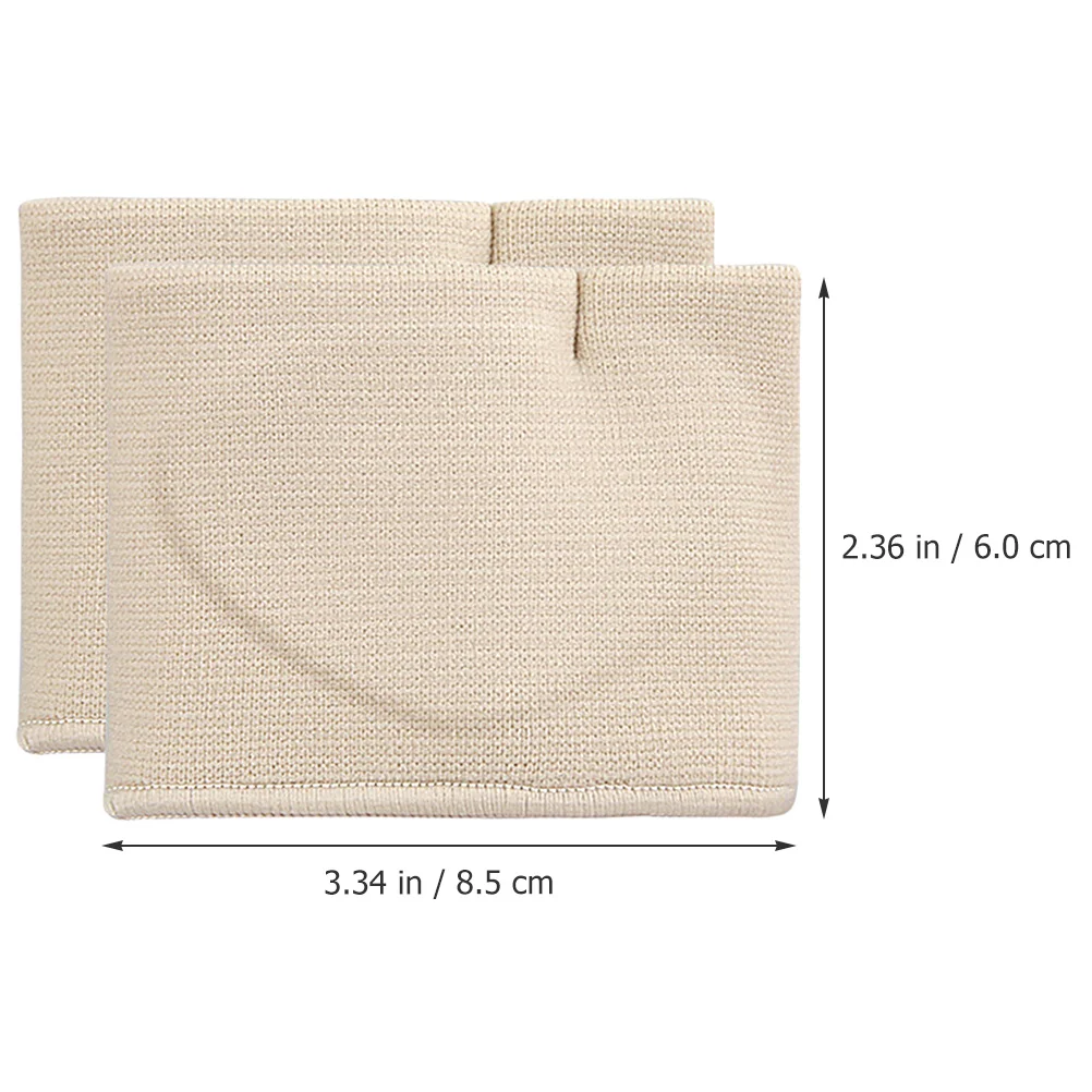 

2 Pcs High Heels Breathable Ballet Shoes Foot Pads Anti-wear Forefoot Women Care Khaki Cushion