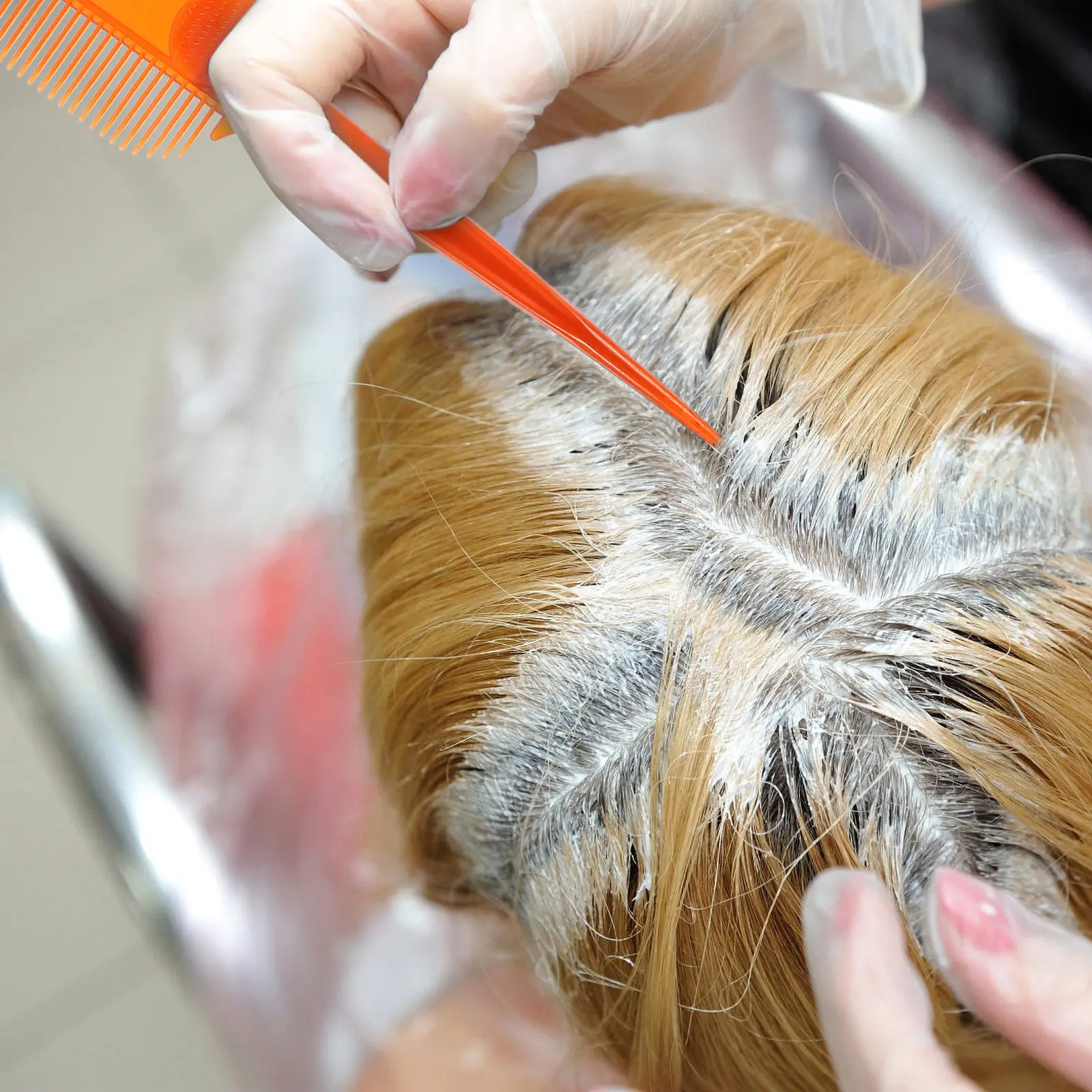 

4Pcs Hair Dye Brush Set Professional Hairdressing Double-Sided Anti-Slip Handle Hair Tint Applicator Salon Home Dyeing Tool 2