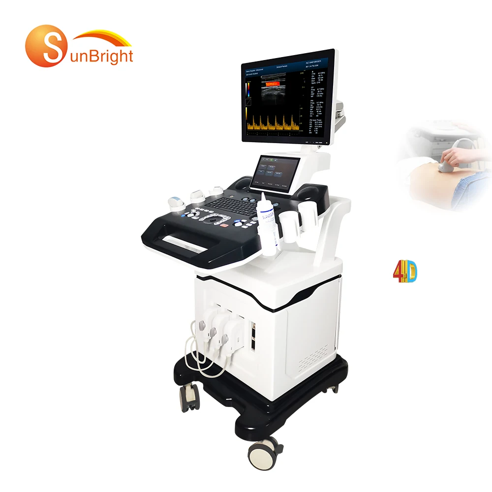 Wholesale price pregnancy ultrasound machine color Doppler ultrasound device SUN-908A trolley