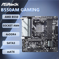 ASRock B550AM GAMING Motherboard mATX AMD B550 Socket AM4 DDR4 64GB SATA3 HDMI WIFI for AMD Ryzen 2000/3000 serie