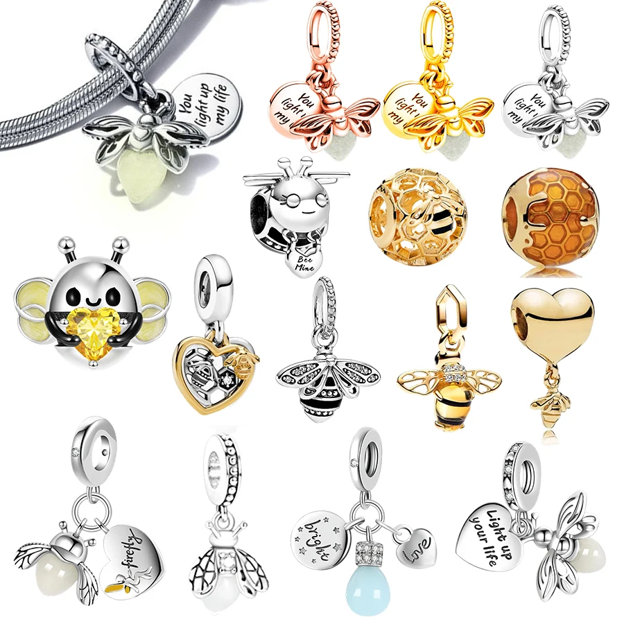 Gold Lovely Bee Bea… - image