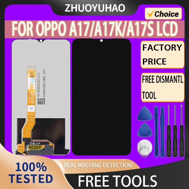 6.56\'\' LCD Display For OPPO A17 LCD Replacement Display Touch Screen For OPPO A17 A17S A17K LCD Screen Digitizer Assembly