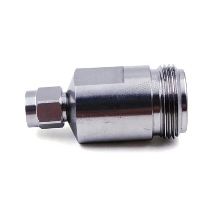 stainless steel straight RF Coaxial N female to SMA male connector