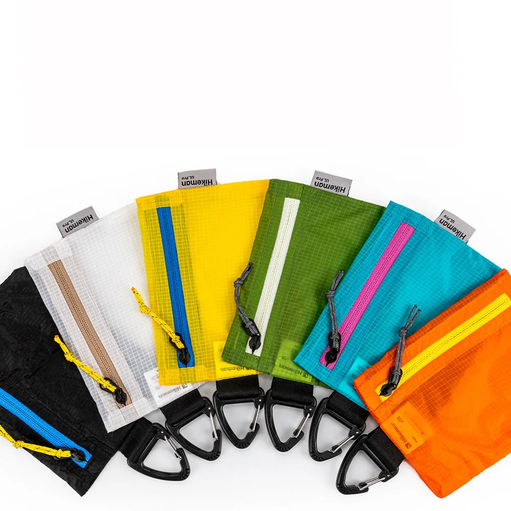 10g Ultra Lightweight Card Holder Wallet - 15D Silicone Coated Waterproof RFID Blocking for Cash Cards Headphones Outdoor Travel