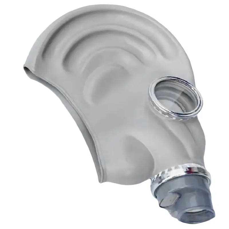 Leading-Protective Full Face Chemical Gas Mask - Classic Rubber Respirator For Spray Paint Industrial Use
