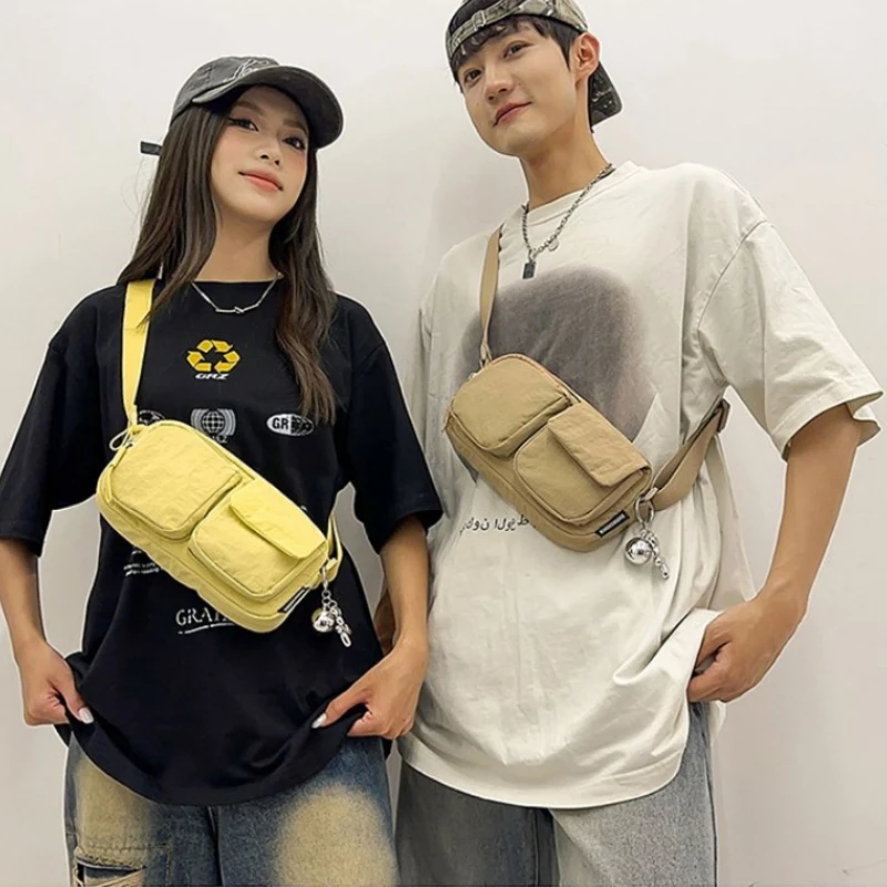 

Zipper Solid Nylon Sewing Thread Casual Women's Waist Packs 2026 Hot Selling Simple Soft Popular Commuting Youth Crossbody Bag