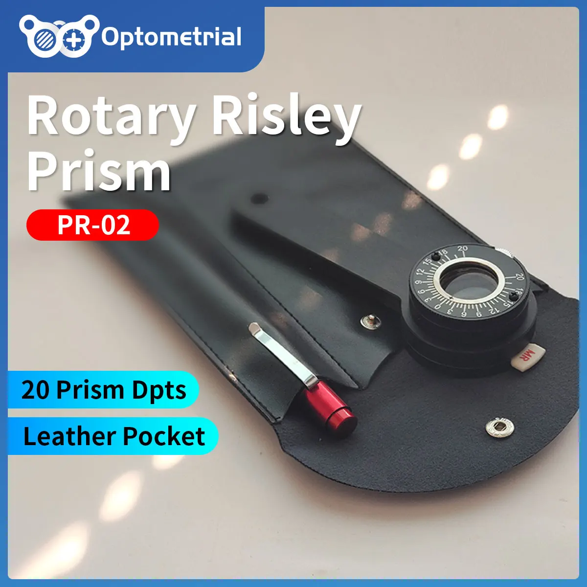 FreeShipping Direction Changeable Maddox Tester Risley Prism Hand Tools WithPenlight Phoria Tropia Incyclo Excyclo Determination