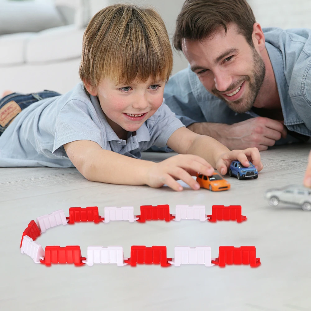 Conjunto de cerca de campo para carro rc, pista de corrida, mini bloco de estrada, brinquedo para 1/14 1/16 1/18 1/24 1/28 mini carro rc