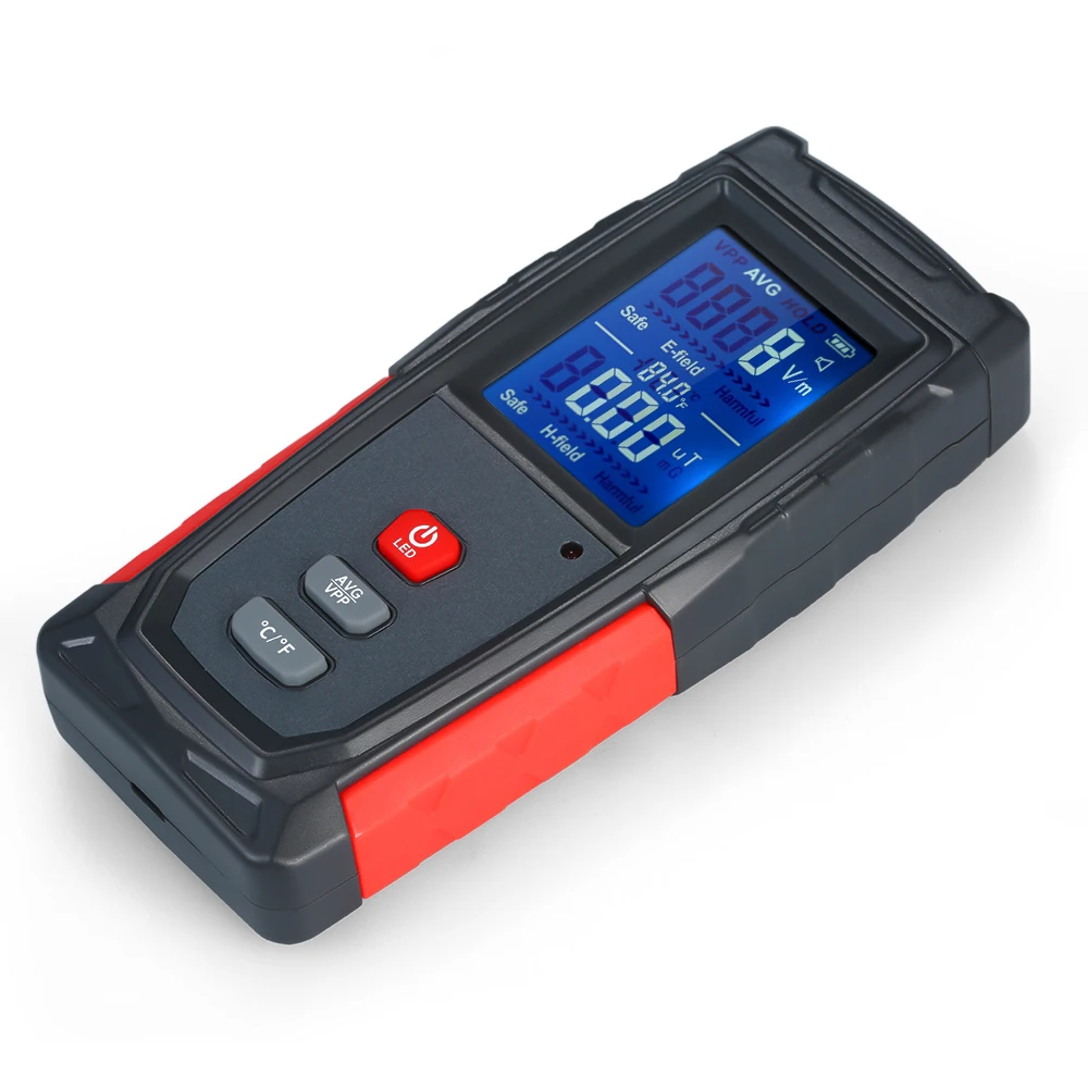 WT3121 Field Intensity Meter for Home Safety Checks with Clear Threshold Guidance and Simultaneous Dual Parameter Display