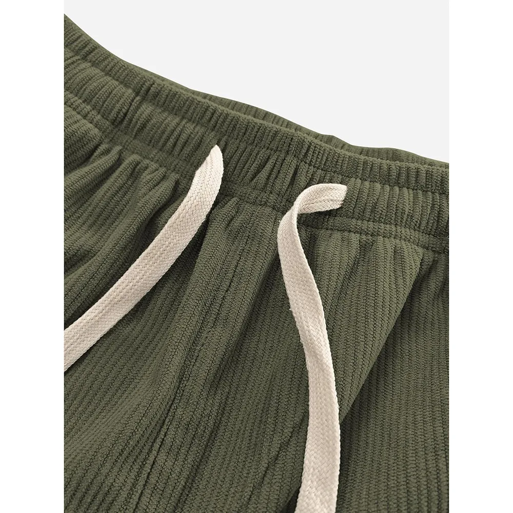 Amerikanische Freizeithose mit Seitenstreifen und Buchstaben-Stickerei, Weites Bein, Lässige Sommerhose für Herren, Locker Fallende Sporthose – Detail 28