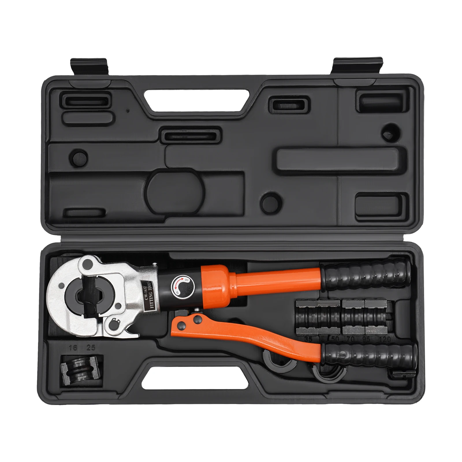 CW-1632 Orange 8T Hydraulikzange, 360 ° Drehbare, hochwertige Hydraulikzange, anpassbar an verschiedene Arbeitsumgebungen – Detail 13