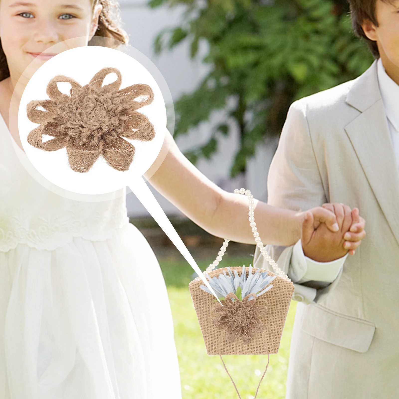 

Handmade Floral Hair Accessories Decor Artificial Flower Dried Ornament Bridesmaid