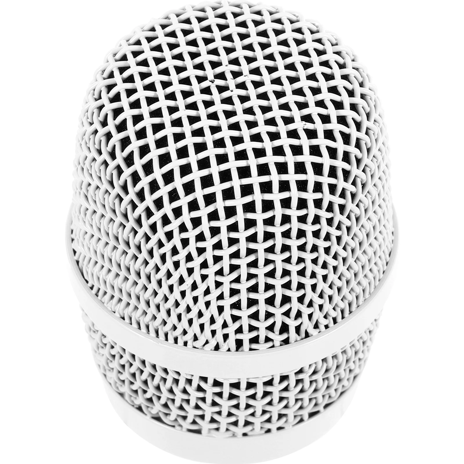 

Microphone Grille Metal Head Cordless Parts Supplies Mesh Ball for Replacing Microphones