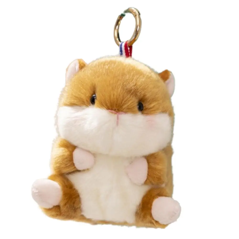 

Creative Hamster Rabbit Pendant Penguin Seal Pig Cow Keychain 13cm Cartoon Animal Pig Rabbit Keyring Schoolbag Ornaments