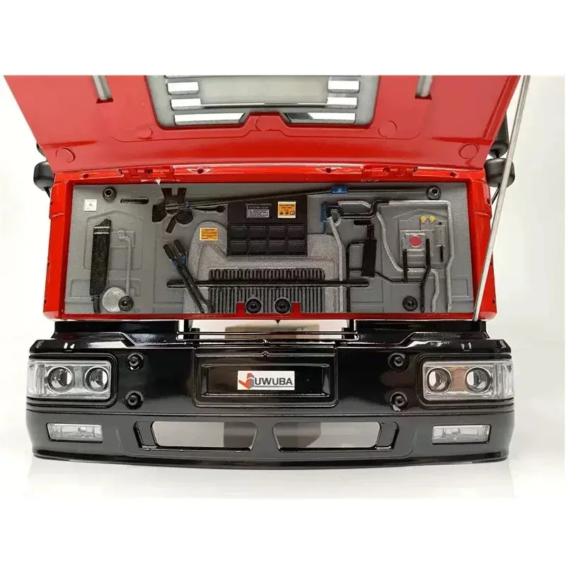 Cab Hoog Dak Interieur Simulatie Gezichtsmasker Interieur voor 1/14 Tamiya RC Truck Kipper JX MAN F2000 Model Auto DIY Onderdelen