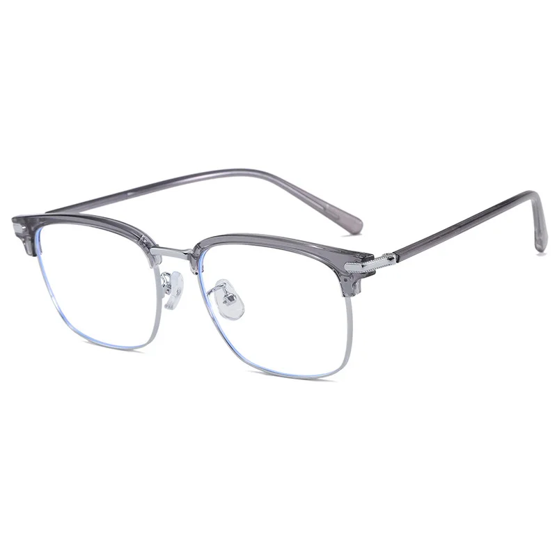 Xbora Designer Pure Hand-Made Eyebrow Frame Men Eyewear Frame TR90 Alloy Women retro Fashion Optical Prescriptio Glasses 00303