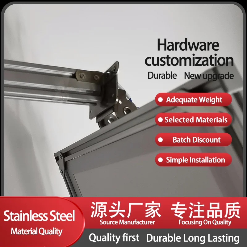 

360 ° Damping Pivot Hinge 304 Stainless Steel Dual Axis Torque Constant Rotation Can Stop At Any Position