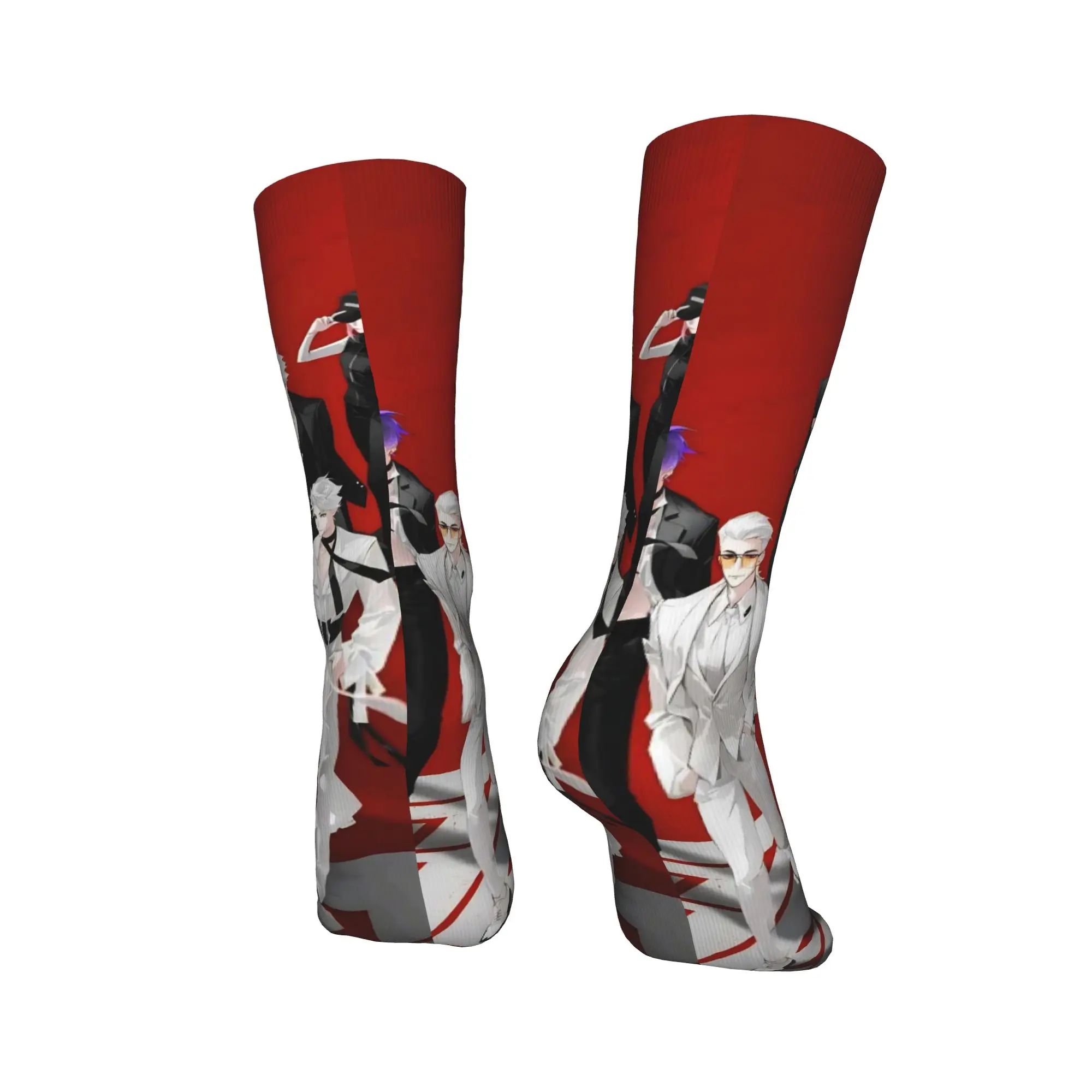 Calcetines para hombre y mujer, medias antideslizantes, cálidas y suaves, diseño de moda de otoño, calcetines para exteriores