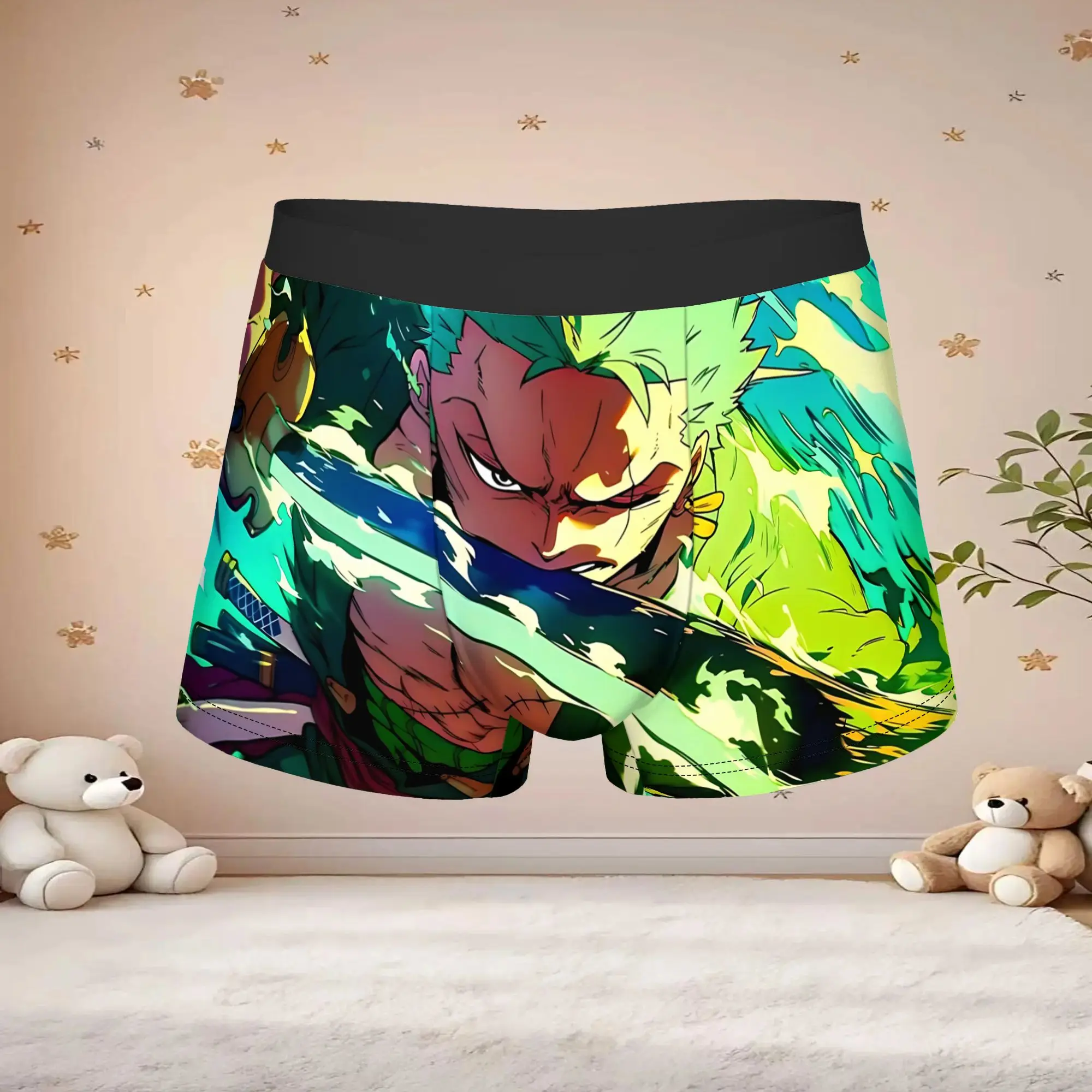 Custom Anime One piece Theme Underpants adults 18 plus Homme Panties Men's Underwear Print Boxer Briefs