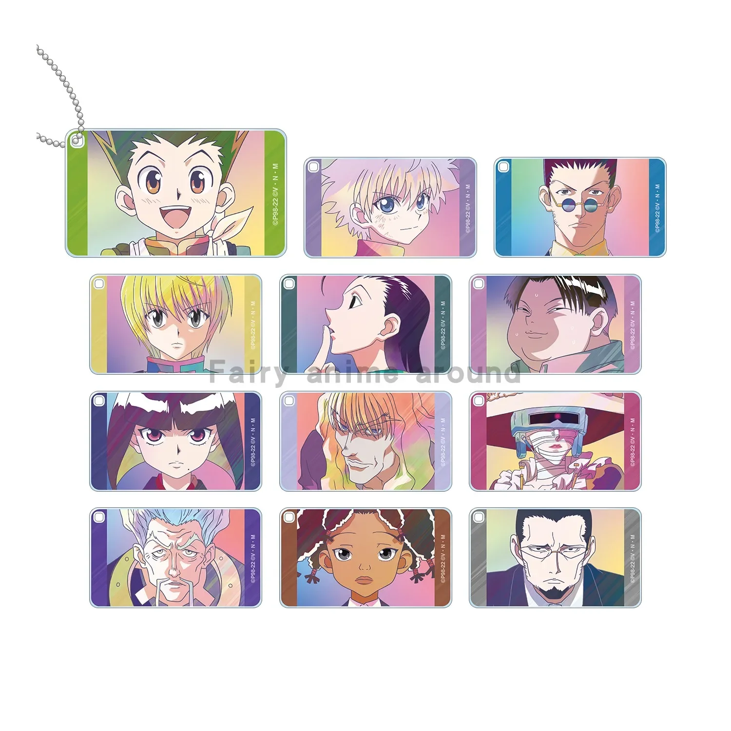 

Аниме Yellmi Killua Zoldyck Curarpikt Leorio Gon Freecss брелок кукла акриловый брелок кулон для подарка