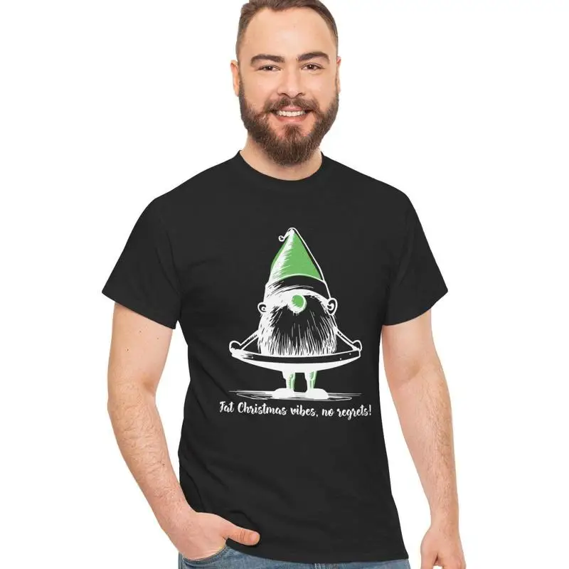 

Рождественская футболка с гномом, забавная футболка с толстыми витаминами, одинаковые комплекты для всей семьи