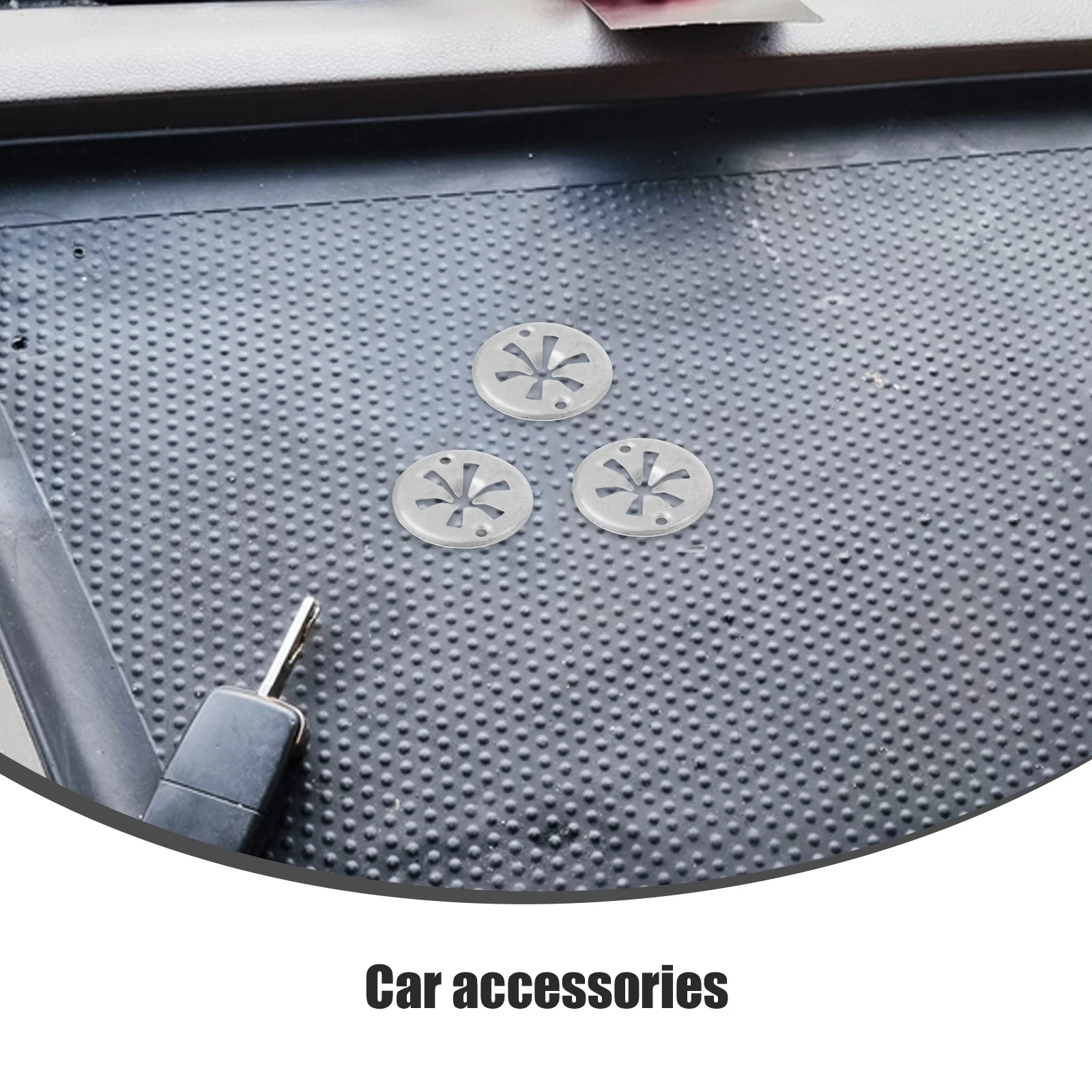 

10Pcs Heat Shield Clips Car Underbody Fastener Metal Lock Washer Automotive Heat Insulation Sturdy Material Easy Installation