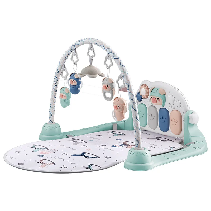 Newborn 3 Month Baby Music Rack Baby 1 Year Old Pedal Piano Music Toy Activity Baby Music Rack Newborn Baby Blanket With Toy