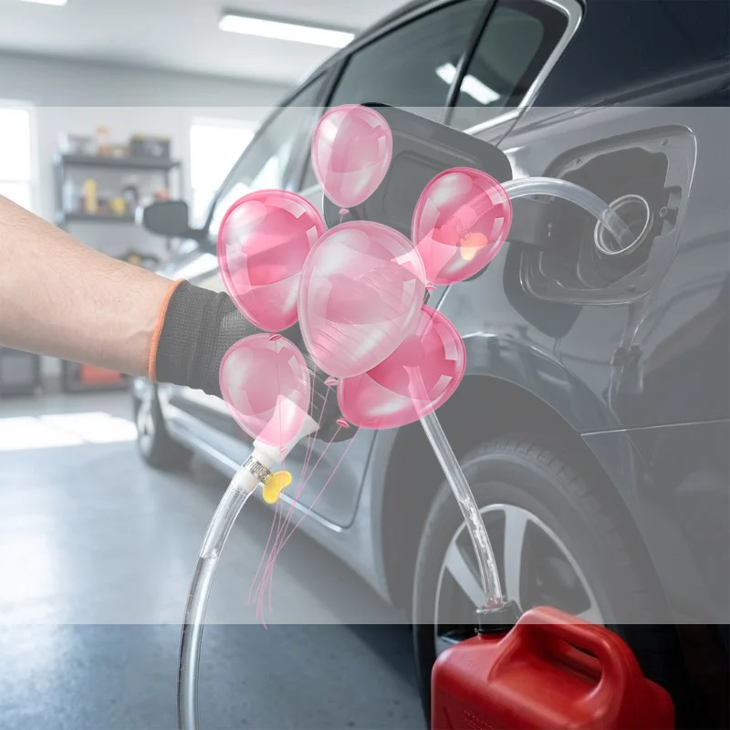 DIY Cut Pipe Manual Car Fuel Pump Kit Universal Hand Suction for Oil Liquid Siphon Transfer Vehicle Maintenance