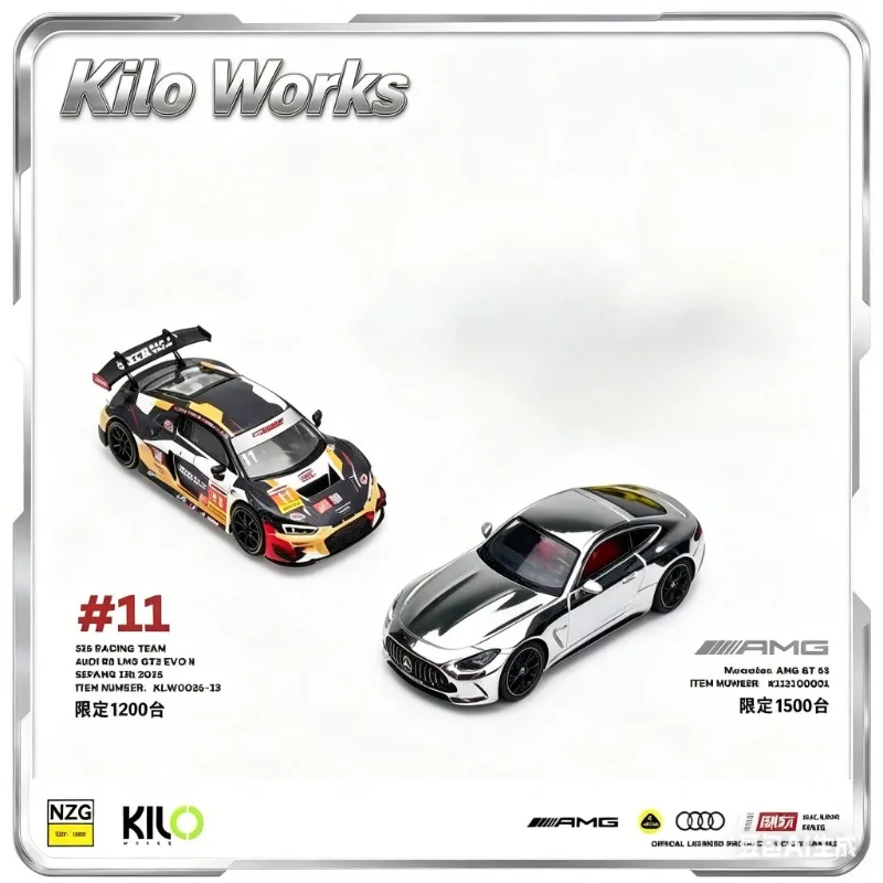 

Kilo Work x HEC 2026 Beijing Exhibition Limited Edition 1:64 Alloy Car Model Adult High-End Collectible Static Display Piece.