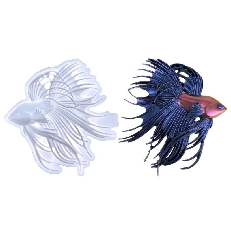 Stylish Fish Silicone Resin Molds Thailand Douyu Model for Interior Designs