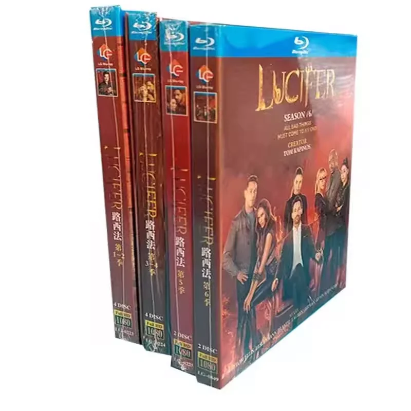 

BD Blu-ray High-Definition US TV Series Lucifer Seasons 1–6 12-Disc Box Set