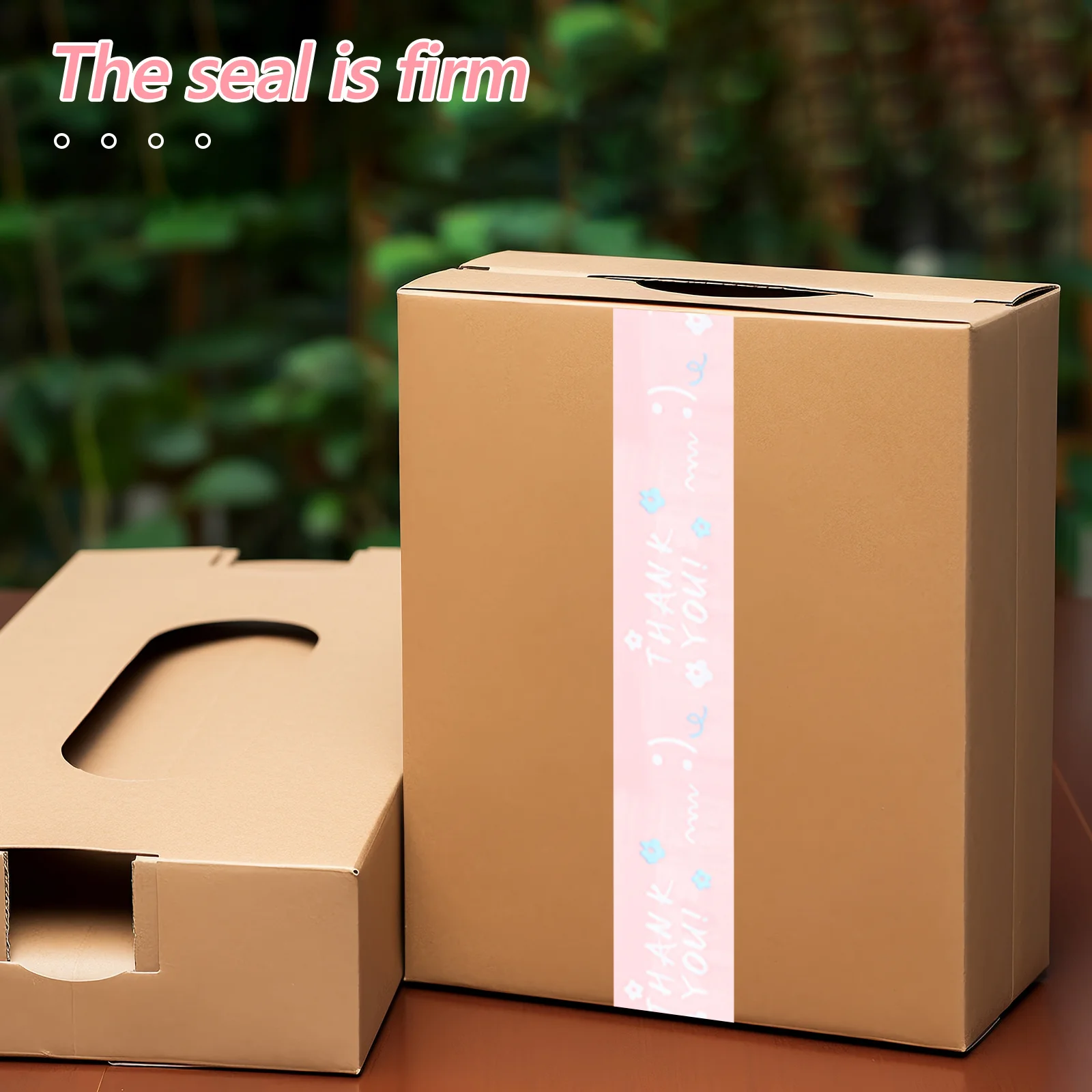 

Thank You Tape Strong Adhesive Sealing Boxes Business Presents Takeout Cartons Decorative Shipping Thank You
