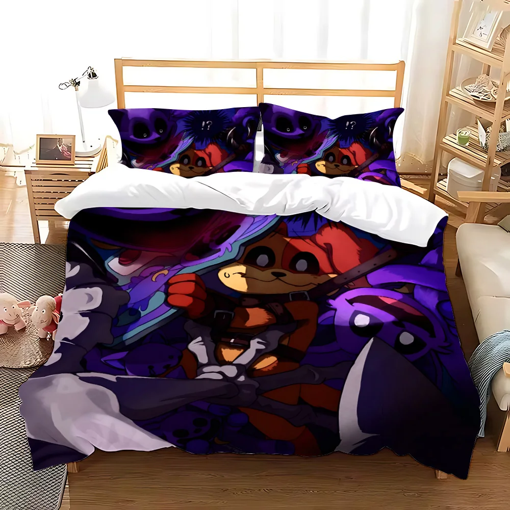 3d Print Game CatNap X DogDay Bedding Sets Comforter Quilt Bed Cover Duvet Cover Pillow Case 2-3 Pieces Sets Bedroom Decoration view 2