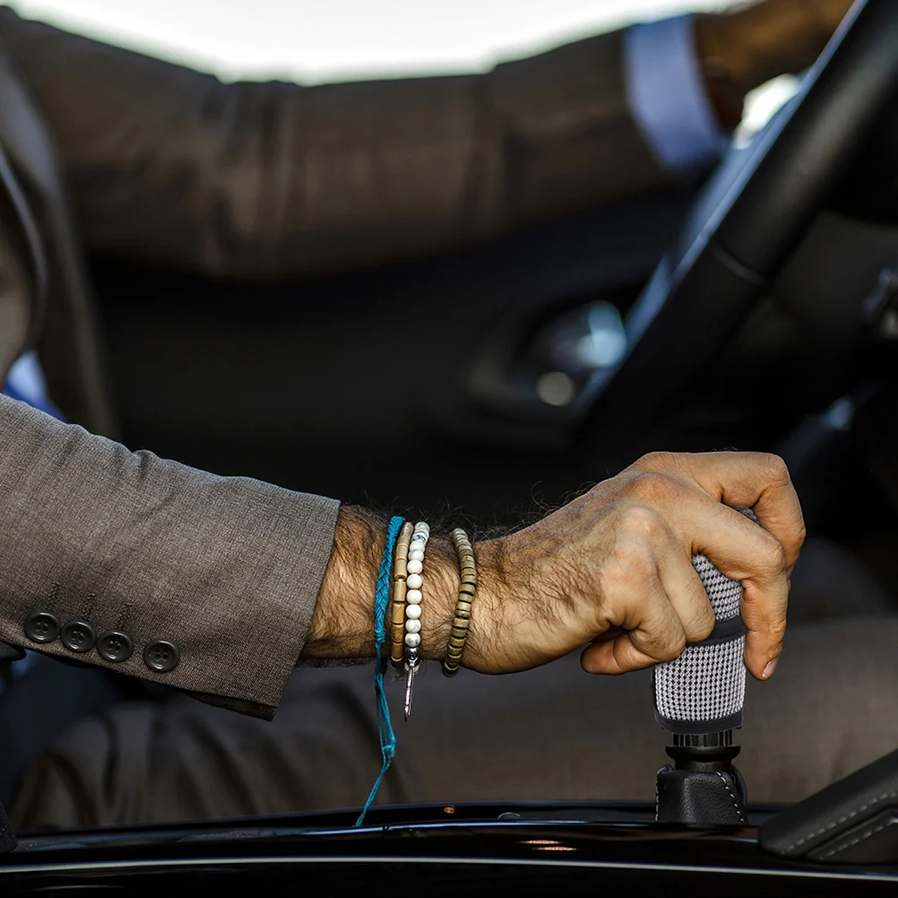 

2Pcs Handbrake Cover PU Diamond Car Gear Protector Universal Fit for Auto Interior Accessories Car Gear Cover