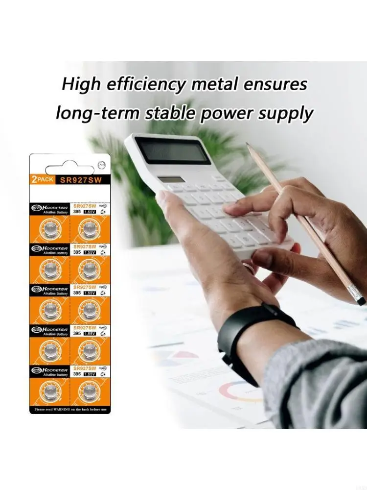 LR927/AG7/SR927/375 Coin Cell Batteries Reliable Power Sources Batteries for Mini Lights Remote Controls and Toy 