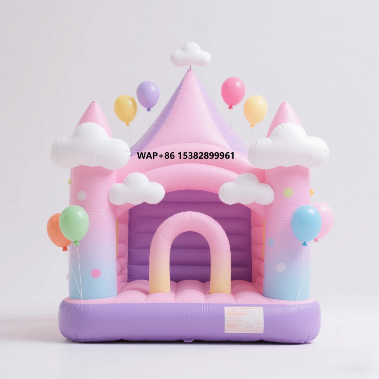 

Children's Outdoor Inflatable Unicorn Bouncy House Interactive Fun Bouncy Castle