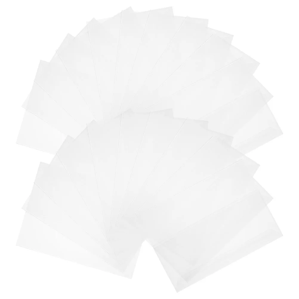 20 Buah Sampul Buku Plastik Bening untuk Buku Sampul Lunak Perlindungan Tahan Air Mudah Digunakan Serbaguna untuk Kartu Foto