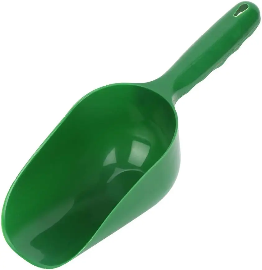 

Plastic Soil Scoop Portable Garden Tool Hand Scoop,Green