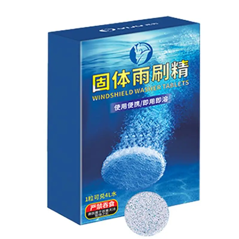 

Car Windshield Cleaner Tablets 8pcs Anti-Freeze Auto Effervescent Tablets Active Ingredients Car Windshield Washer Tablets For