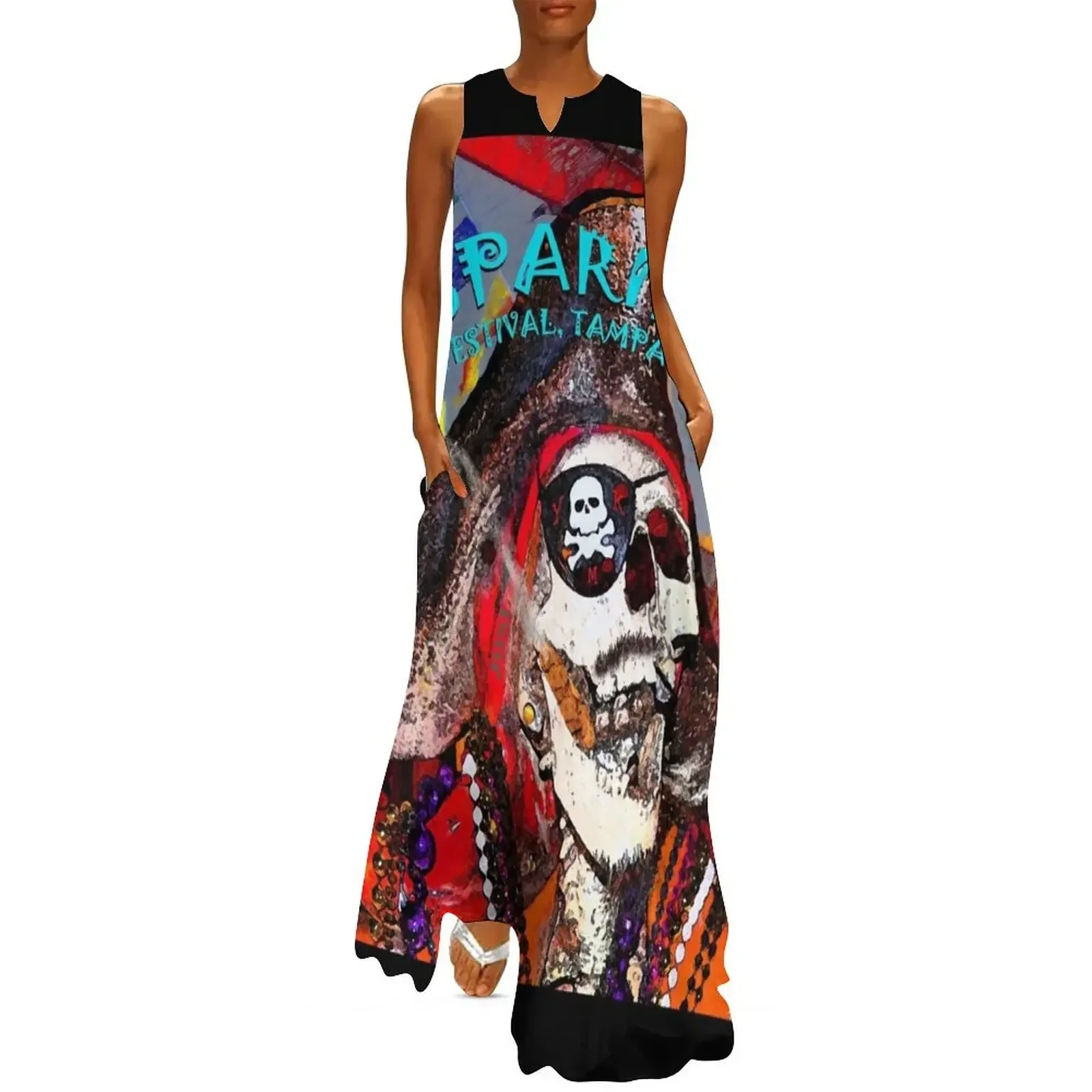 

Gasparilla 2023 Jose and YMK patches Long Dress summer dress woman 2025 dress korean style luxury