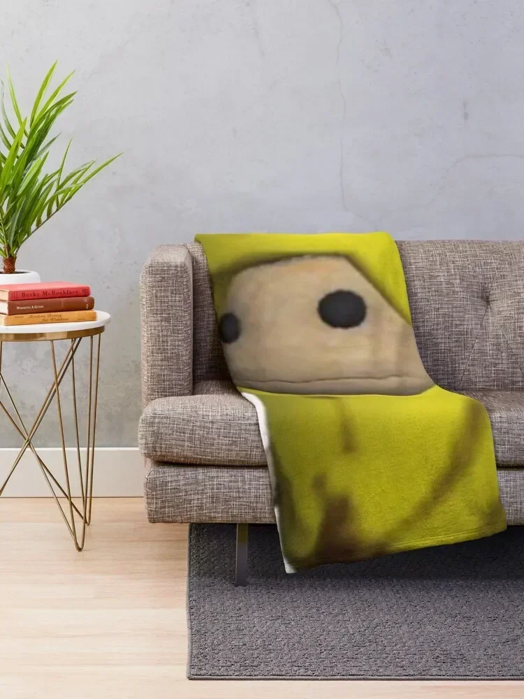 Banana Sackboy Throw Blanket Retros Tourist Blankets