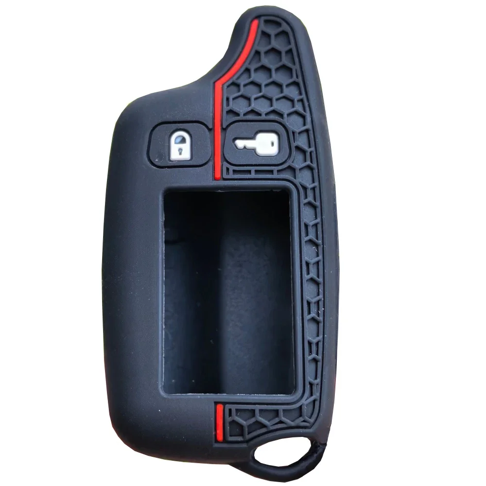 Hot Sales New Silicone Key Case For Tomahawk TW9010 TW9020/TW4000/TW701 LCD Remote keychain Fob Cover Two Way Car Alarm System
