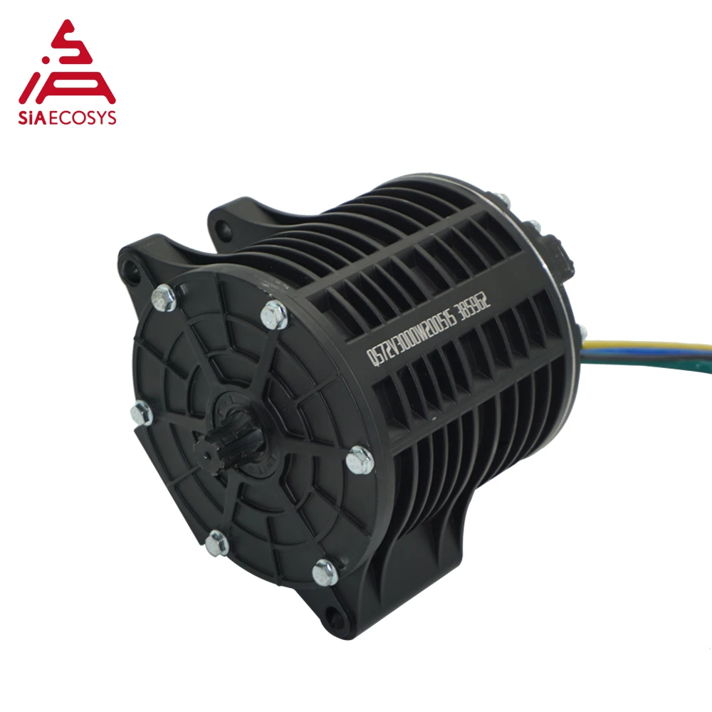 QSMOTOR Mid Drive Motor QS138 3000W 70H V2 High Turque For Electric Motorcycle 100kph From SIAECOSYS