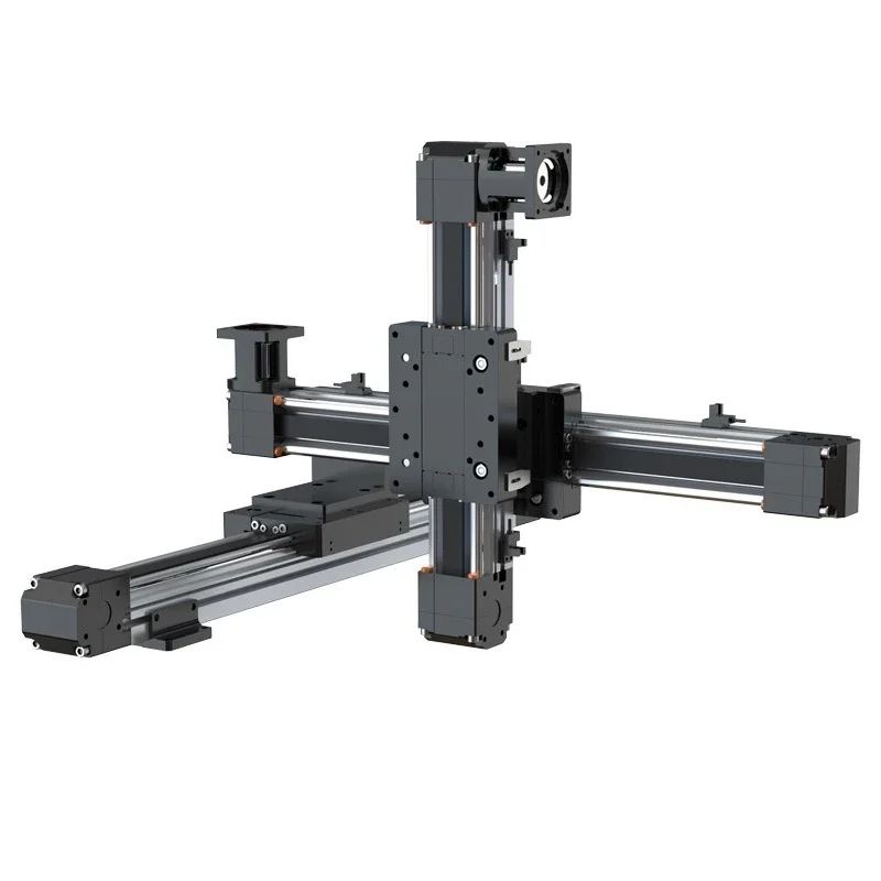 Self-electric cross stepping servo spraying reciprocating machine sliding table linear guide