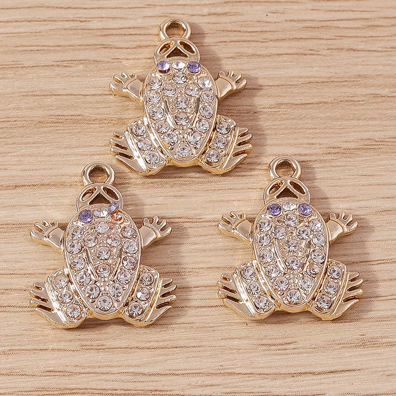 Tusember 10 Stück 17*21mm Niedliche Kristall-Häschen-Anhänger für DIY Handgemachten Schmuck, Armband-, Halsketten- und Ohrring-Zubehör – Detail 35