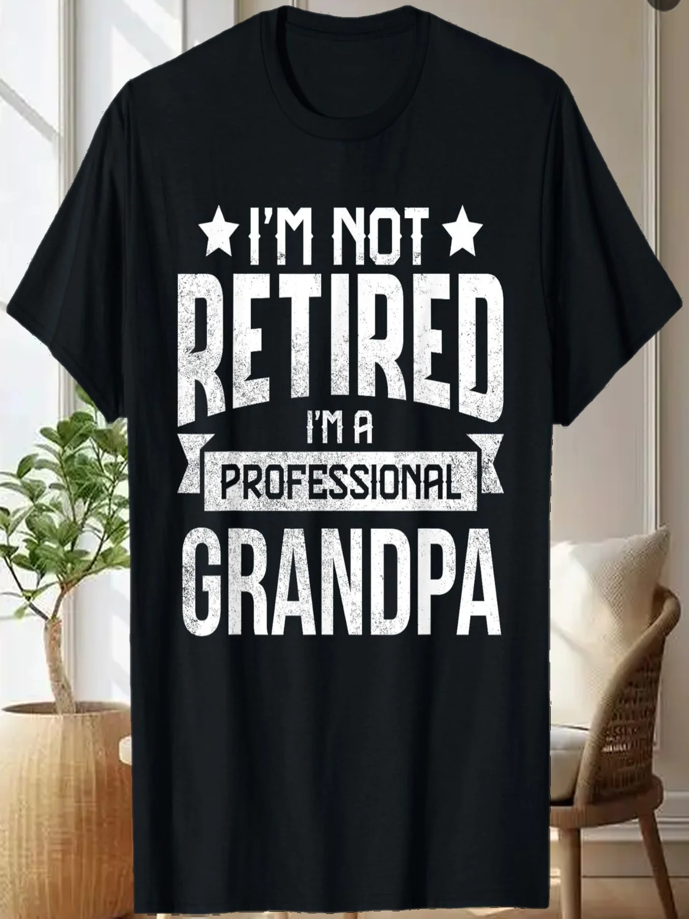 

Футболка «Я не на пенсии, я профессиональная футболка для дедушки»